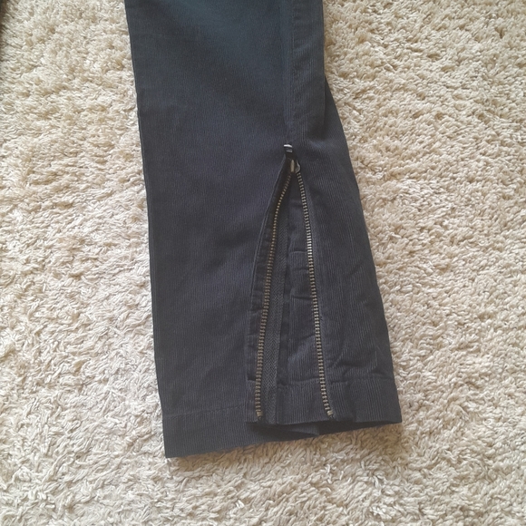 BCBGMaxAzria moto style corduroy pants women's 6 - Picture 4 of 11